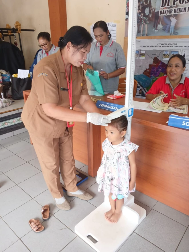 Penimbangan balita, pemberian obat cacing dan vit. A di br dukuh, senin 9 pebruari 2026